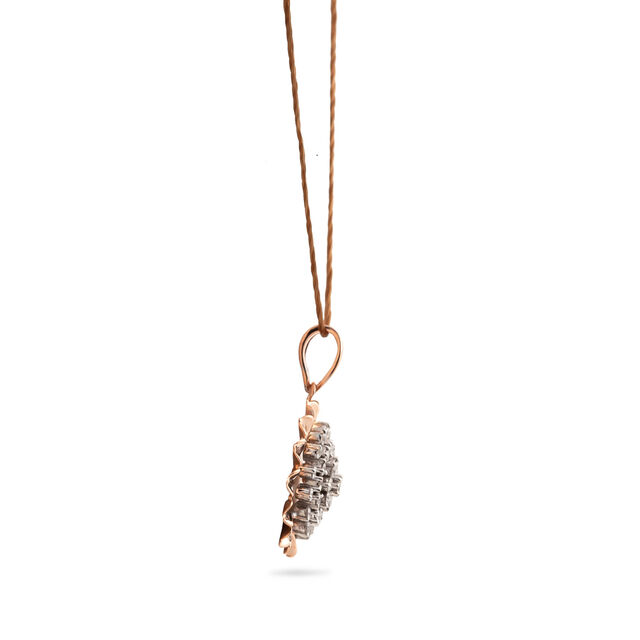 Rose Gold and Diamond Pendant and Earrings Set,,hi-res 2