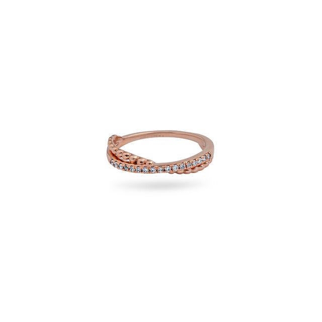 Ethereal Embrace Rose Gold Ring 
