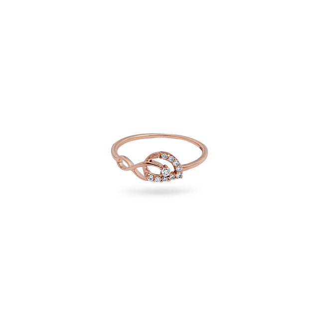 Celestial Bloom Rose Gold Ring,,hi-res 