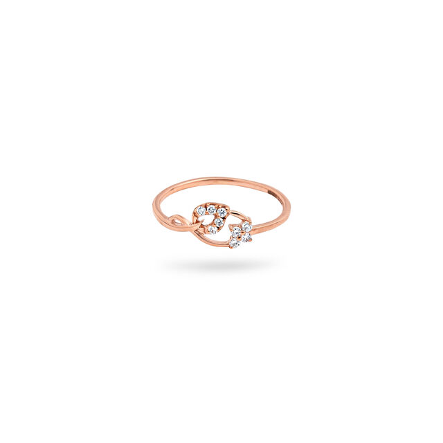 Modern Marvels in Rose Gold Geometry Finger Ring,,hi-res 