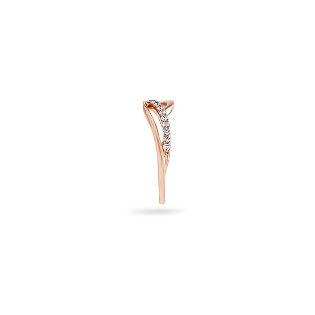Diamond-Accented Geometric Signature Ring,,hi-res 2