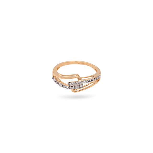 Gold Marvel Diamond Ring,,hi-res 