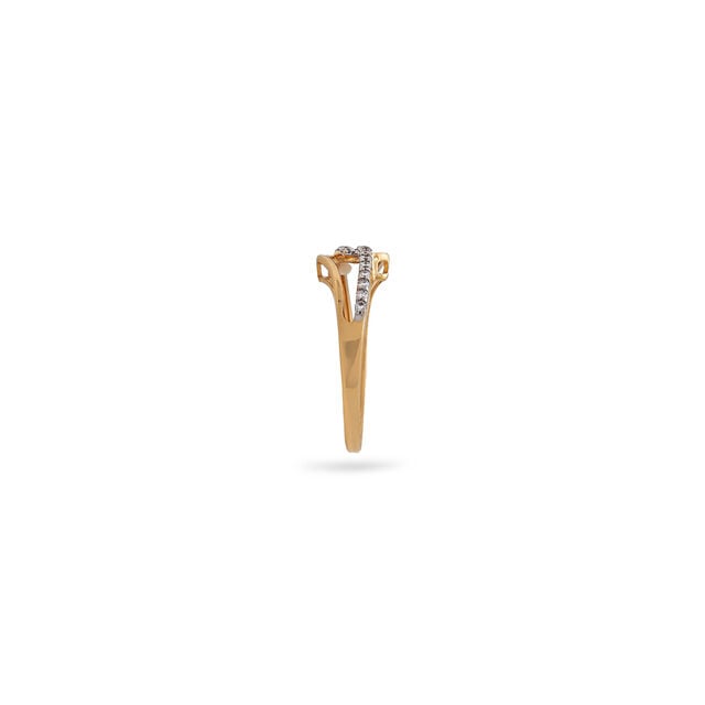 Gold Marvel Diamond Ring,,hi-res 2