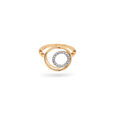 Golden Circle of Radiance Statement Ring,,hi-res 