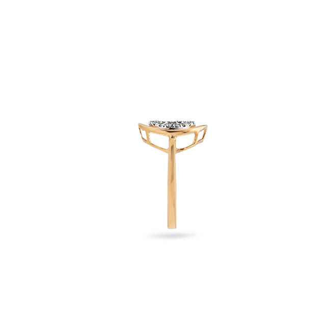 Golden Circle of Radiance Statement Ring,,hi-res 3