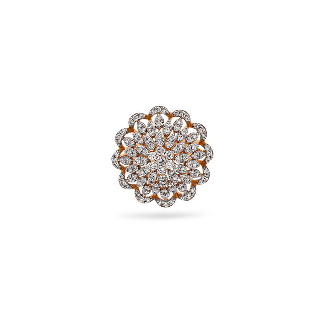 Floral Whispers Diamond and Gold Ring,,hi-res 