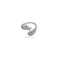 Dainty Leaf Bypass Ring,,hi-res 