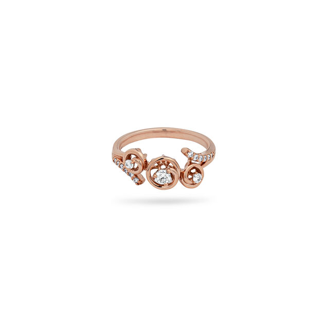 Radiant Blossoms Gold and Diamond Ring,,hi-res 
