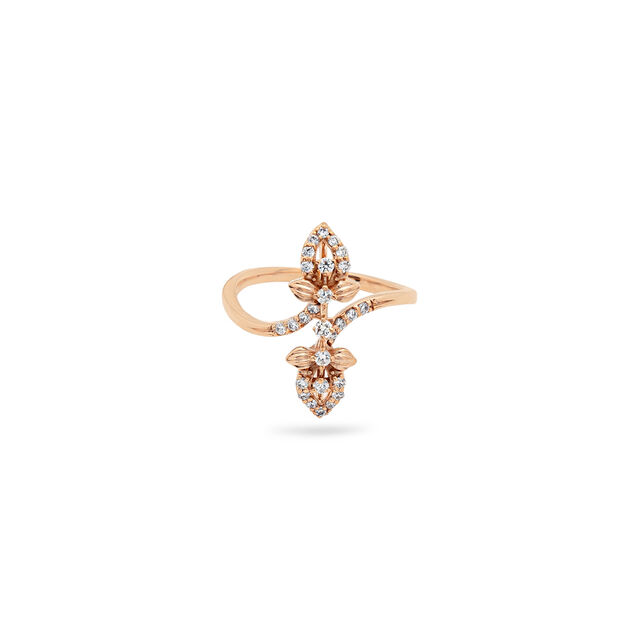Floral Dreamscapes Diamond and Gold Ring,,hi-res 