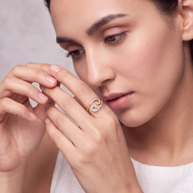 Swan's Embrace Diamond Ring,,hi-res 3