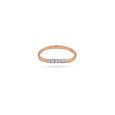 Glimmering Gold Diamond Horizon Ring,,hi-res 
