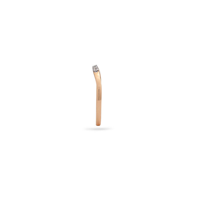 Glimmering Gold Diamond Horizon Ring,,hi-res 2