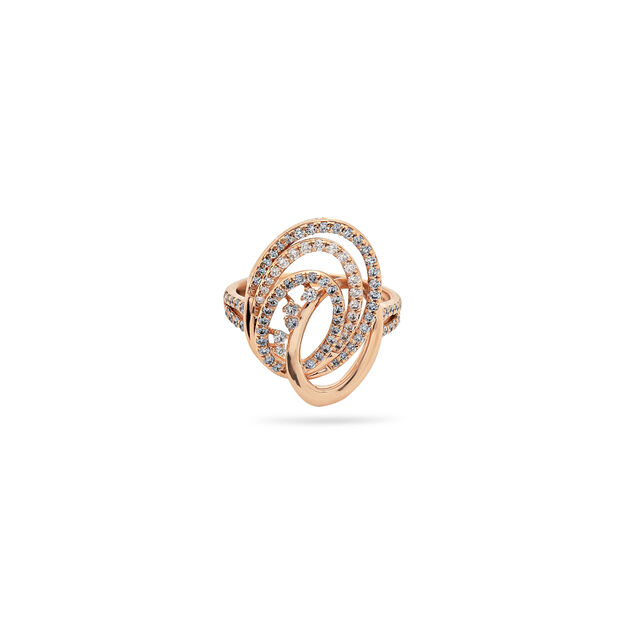 Rosy Radiance Diamond Linked Ring,,hi-res 
