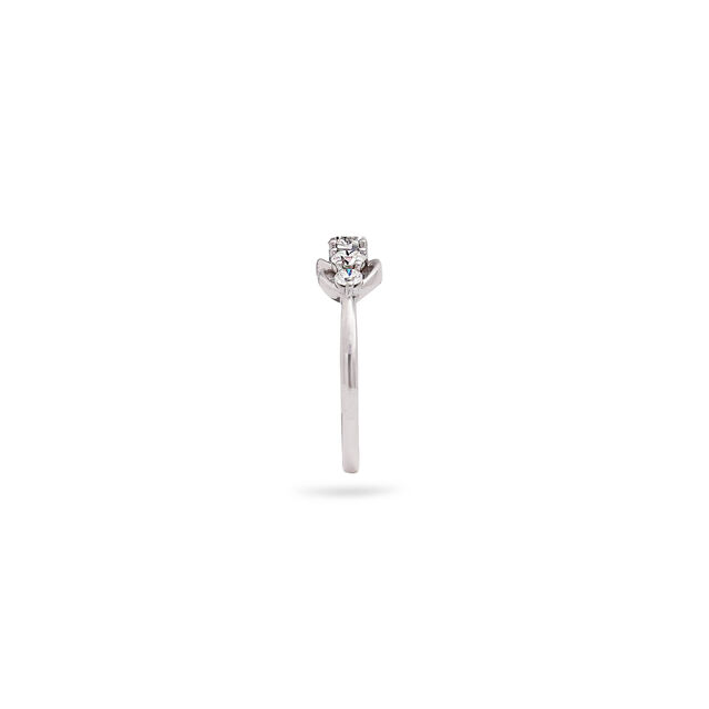 Diamond Charm White Gold Ring,,hi-res 2