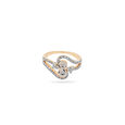 Enchanting Floral Gold and Diamond Ring,,hi-res 