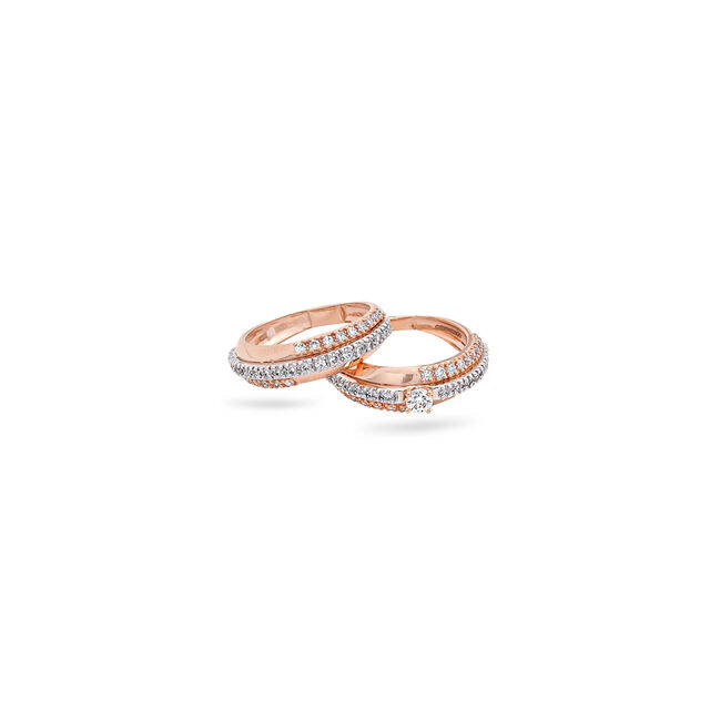 Eternal Embrace Gold and Diamond Wrap Ring,,hi-res 