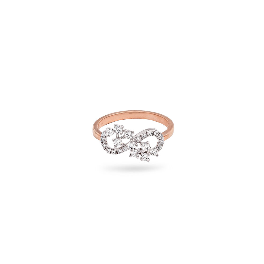 Buy Starry Gold Infinity Ring at Best Price Tanishq US