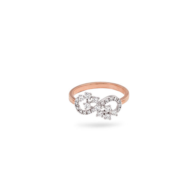 Starry Gold Infinity Ring,,hi-res 