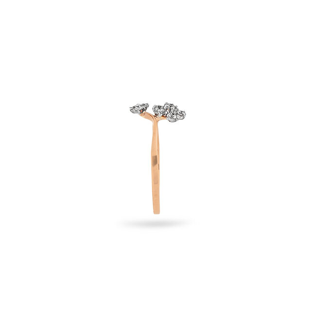 Delicate Floral Bypass Ring,,hi-res 2