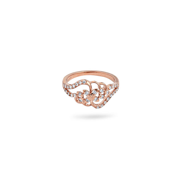 Floral Elegance Finger Ring,,hi-res 