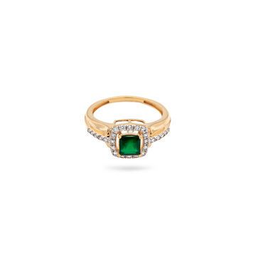 Crown of Onyx Gold Ring