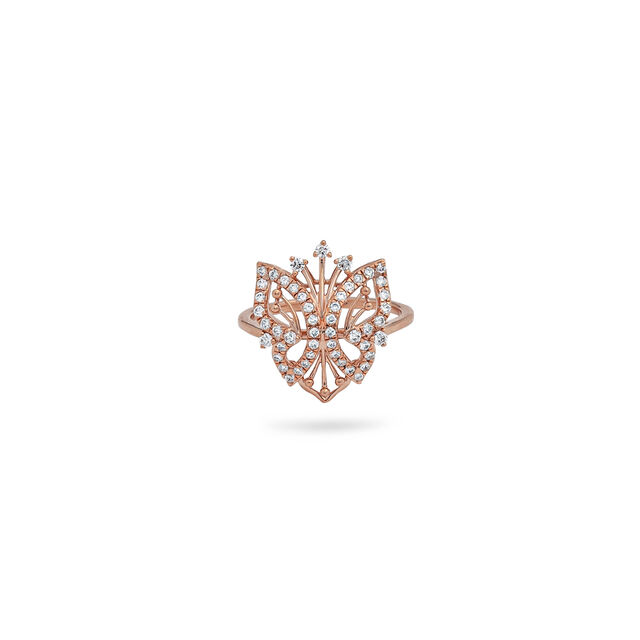Rose Gold Fluttering Elegance Ring,,hi-res 