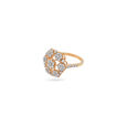 Gold and Diamond Cluster Ring,,hi-res 2