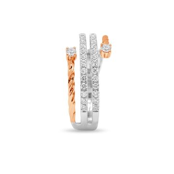 Entwined Elegance Dual-Tone Ring