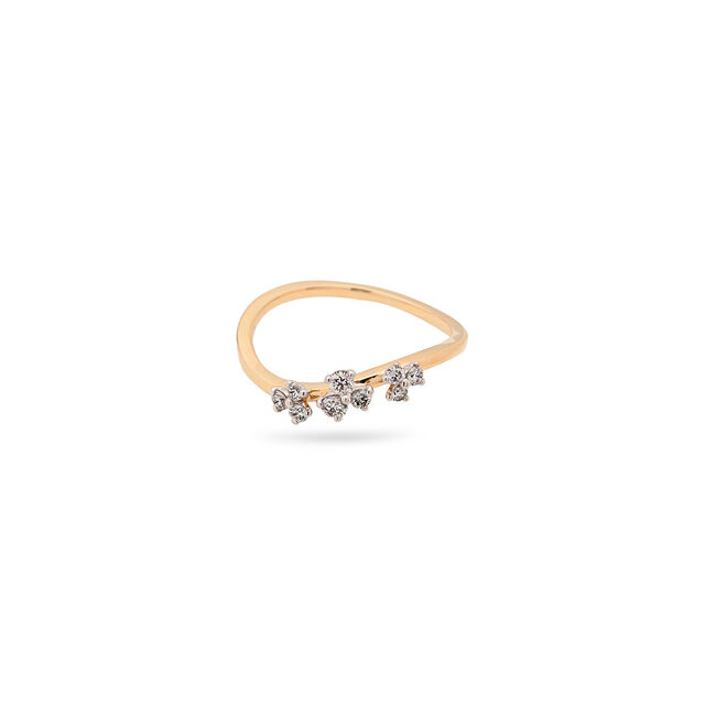Tri-Flower Diamond Waltz Ring,,hi-res 