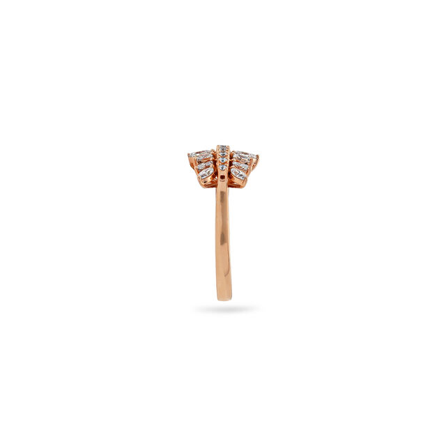 Diamond Cluster Fern Statement Ring,,hi-res 3