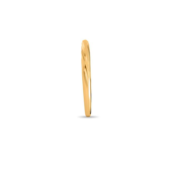 Spiral Simplicity Gold Ring 