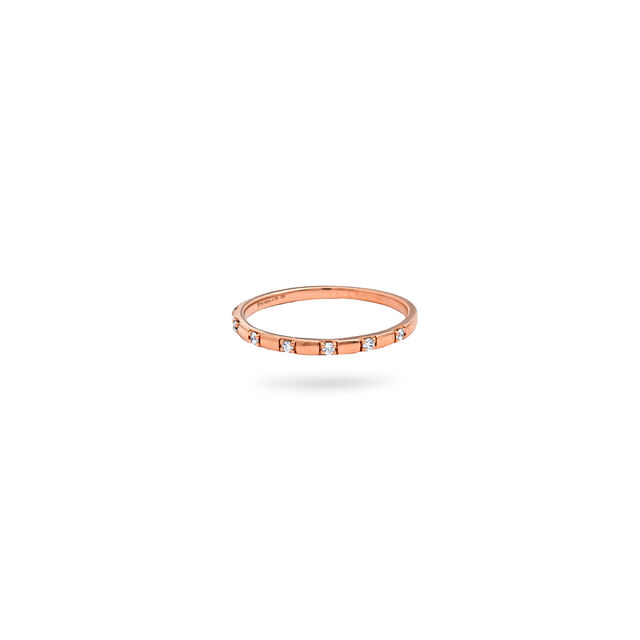 Timeless Rose Gold Sparkle Ring,,hi-res 