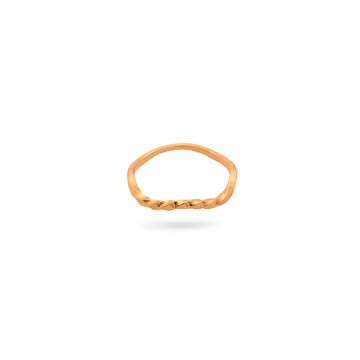 Subtle Charm Rose Gold Ring