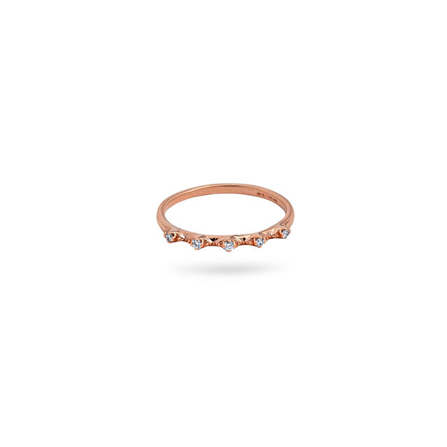 Lustrous Bloom Rose Gold Ring,,hi-res 