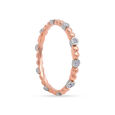 Dainty Luxury Unisex Rose Gold Ring 2