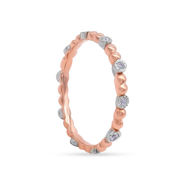 Dainty Luxury Unisex Rose Gold Ring 2