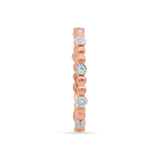 Dainty Luxury Unisex Rose Gold Ring 3