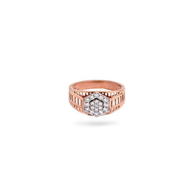 Dazzling Dual Gold Diamond Ring,,hi-res 