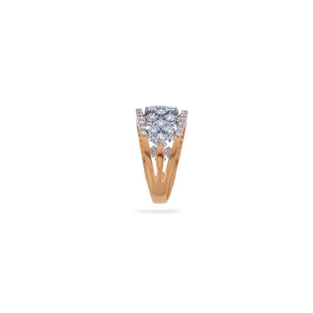 Lattice Diamond Glimmer Ring 2