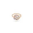 Crescent Blooms Gold and Diamond Ring,,hi-res 