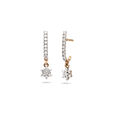 Geometric Sparkle Diamond Earrings,,hi-res 2