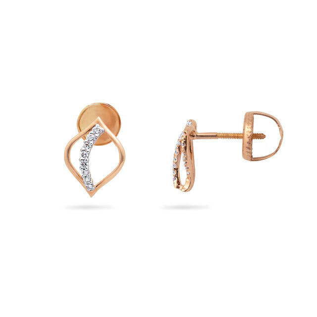 Gilded Leaf Hoops 2