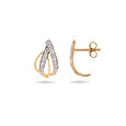 Sophisticated Leafy Hoop Earrings,,hi-res 2