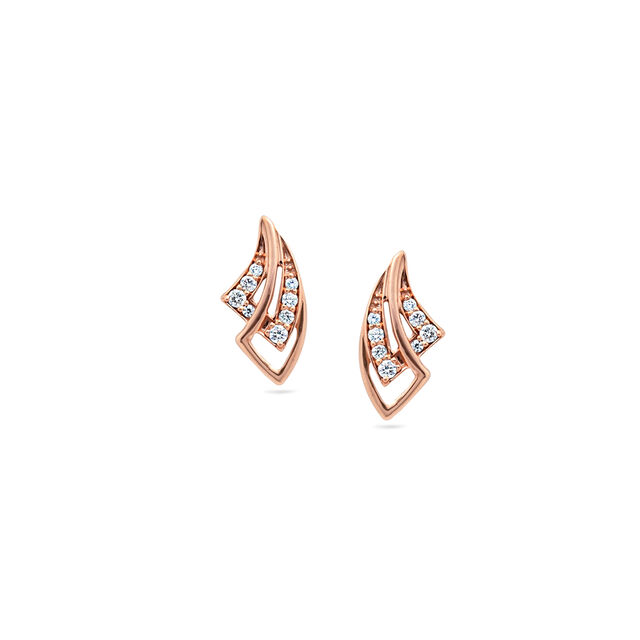 Exceptional Gold and Diamond Studs,,hi-res 