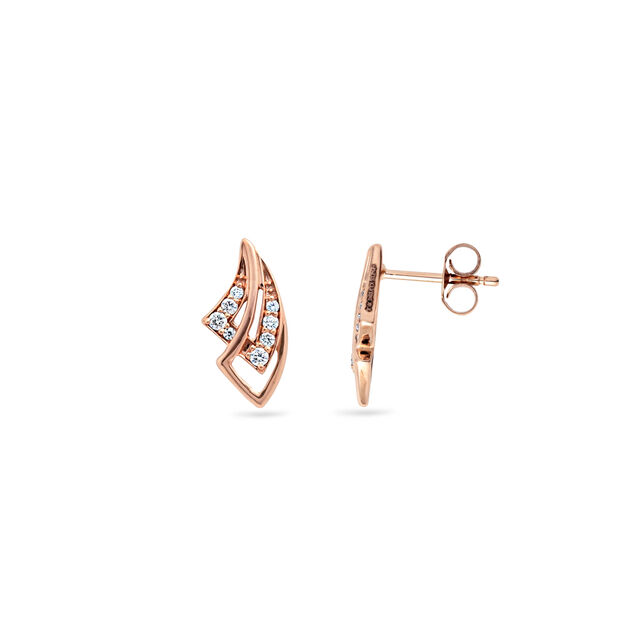 Exceptional Gold and Diamond Studs,,hi-res 2