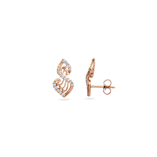 Majestic Swan Stud Earrings,,hi-res 2