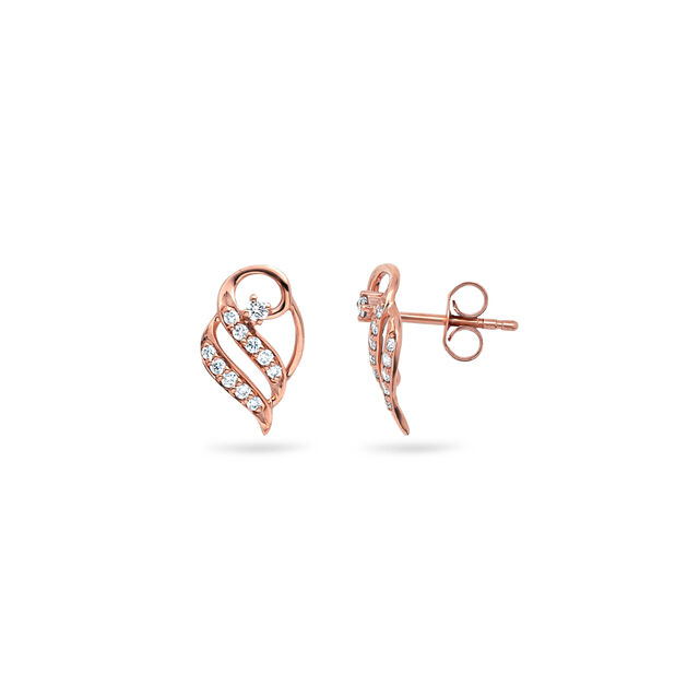 Ballet of Diamonds Rose Gold Earrings,,hi-res 2