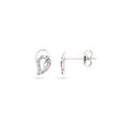 Radiant White Gold Diamond Oval Earrings,,hi-res 2
