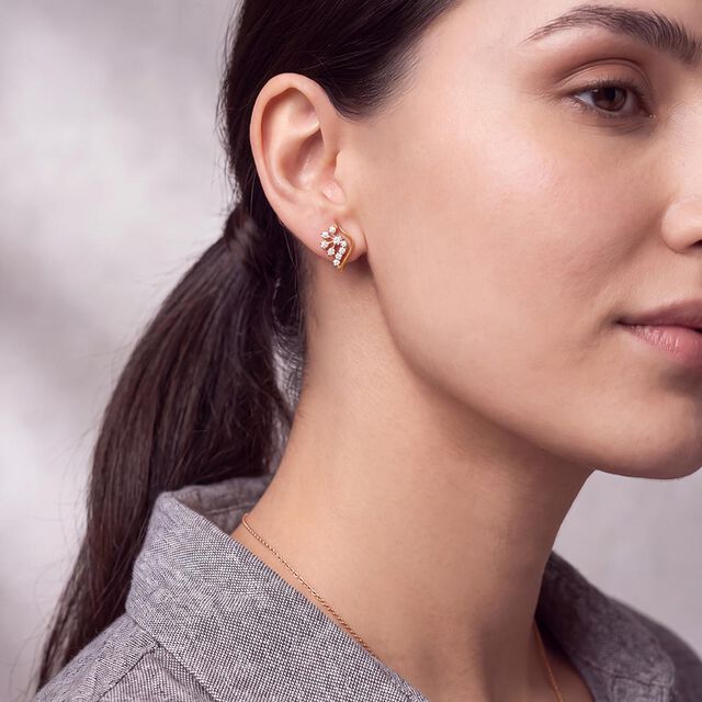Majestic Blossom Earrings,,hi-res 2