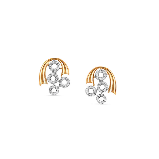 Tanishq 18 Karat Diamond Earrings for Women 